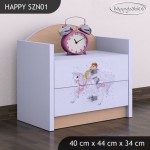 Nočna omarica Happy babies Princ in princesa na belem konju 33 SZN1